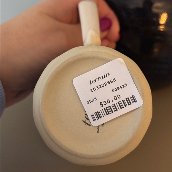 NWT Anthropologie Blue Forest Stoneware Mug by Terrain - Picture 9 of 10